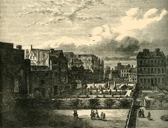 Pátio do Palácio, do Sul, 1881.