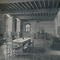 Palazzo Davanzati, sala principal no terceiro andar, 1928