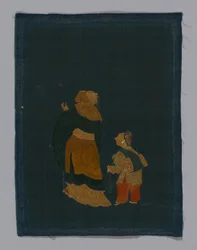 Tecido para móveis de painel, China, período Kangxi, dinastia Qing 1644-1911, 180050.