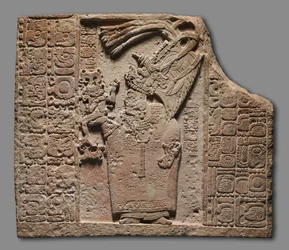 Painel com a mulher real, c. 795