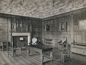 Quarto com painéis do Palácio Antigo, Bromley-By-Bow, 1927