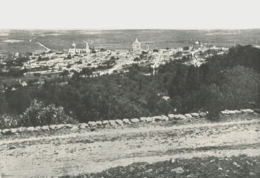 Panorama da cidade, San Miguel de Allende, México, 1895.