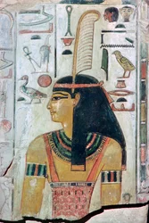 imagem de papiro da deusa Maat