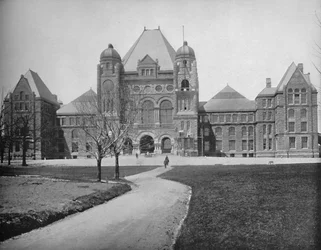 Edifícios do Parlamento, Toronto, Canadá, c1897.