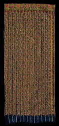 Parte de uma saia Ghaghara, de 1700 a 1800.