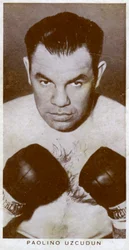 Paulino Uzcudun, pugilista espanhol, 1938