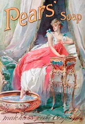Anúncio de sabão de peras, 1898