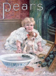 Anúncio de sabão de peras, 1900
