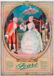 Anúncio de sabão de peras, 1918