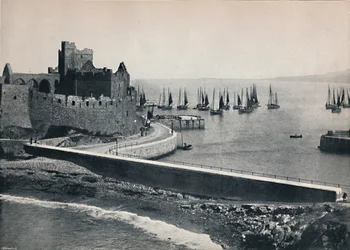 Casca - o velho castelo e porto, 1895