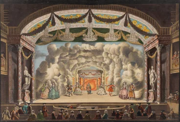 Imagem da mostra da espreitadela, ca 1770.