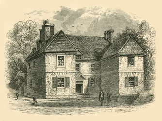 Penns House, Second Street, Filadélfia, c1687-1689, 1890.