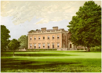 Peper Harow, Surrey, casa do Visconde Midleton, c1880