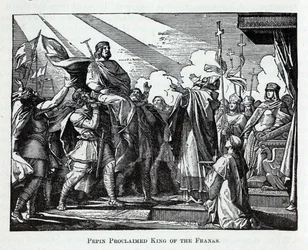 Pepin proclamado rei dos francos, 1882
