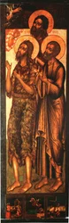 Pedro, João e Alexis (Catedral da Anunciação em Moscou)