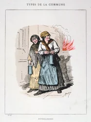 Petroleuses, Comuna de Paris, 1871.