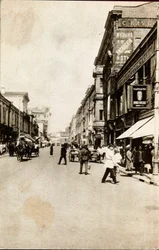 Rua Petrovka, Moscou, URSS, década de 1920