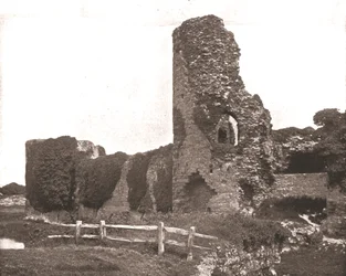 Castelo de Pevensey, Sussex, 1894.