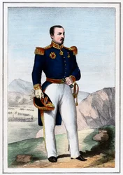 Pierre Francois Joseph Bosquet, soldado francês, 1857