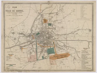 Mapa de Rennes