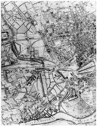 Planta da freguesia de St Georges, Hanover Square, Londres, 1907
