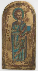 Placa de São Simão, alemão, século XII.