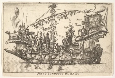 Ilustração 18: Orfeu liderado por Baco Orfeo liderado por Baco, da série The magnifice ..., 1664.