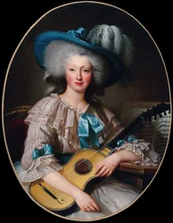Retrato de Félicité-Louise de Frézals 1765-1854, de solteira Esmangard de Beauval..., 1785.
