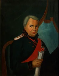 Retrato de Alexander Semyonovich Shishkov 1754-1841, 1820s