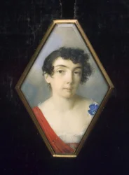 Retrato de Anna Mikhailovna Khitrovo, née Golenishcheva-Kutuzova 1782-1846, ca 1802