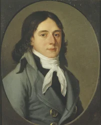 Retrato de Camille Desmoulins 1760-1794.