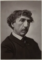 Retrato de Charles Garnier 1825-1898.