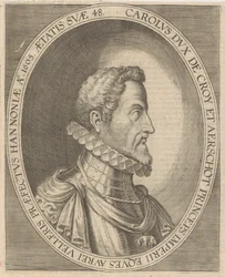 Retrato de Carlos III de Croÿ 1560-1612, 1600s.