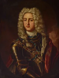 Retrato de Christian III, conde Palatine de Zweibrücken-Birkenfeld 1674-1735.
