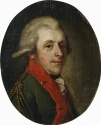 Retrato do conde Nikolay Alexandrovich Zubov 1763-1805, final do século XVIII.
