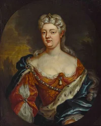 Retrato da condessa Caroline de Nassau-Saarbrücken 1704-1774, c. 1725