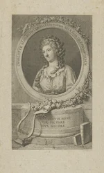 Retrato de Elisa von der Recke 1754-1833, 1792.