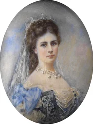 Retrato de Isabel da Baviera, c. 1900