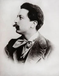 Retrato de Enrique Granados (1867-1916), compositor e pianista espanhol. Fotografia.