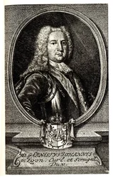 Retrato de Ernst Johann von Biron 1690-1772, duque de Courland e Semigallia e regente do Império Russo
