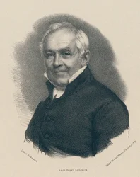 Retrato de Ernst Moritz Arndt 1769-1860.