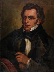 Retrato de Franz Schubert 1797-1828, c. 1850.