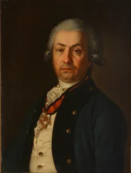 Retrato de Fyodor Jankovic de Mirievo 1741-1814, anos 1800