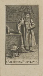 Retrato de Guillaume Postel 1510-1581, antes de 1740.