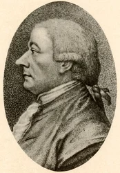 Retrato de Henry Laurens Jr., cabelo armado dos lados com rabicho, c. 1770, 1937.