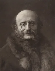Retrato de Jacques Offenbach 1819-1880.