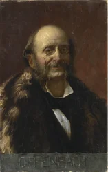 Retrato de Jacques Offenbach 1819-1880