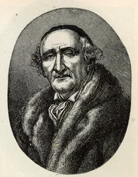 Retrato de Johann Gottfried Schadow 1764-1850.