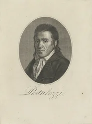 Retrato de Johann Heinrich Pestalozzi 1746-1827, 1805.