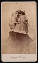 Retrato de Joseph Henry 1797-1878, 4 de dezembro de 1862.
